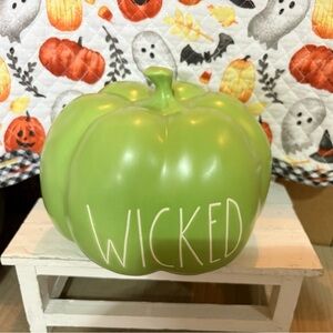 Rae Dunn Green Artisan Pumpkin Decor
